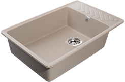 Мойка кухонная GranFest QUARZ GF-ZL-51 чаша+кр 760*480 (песок)