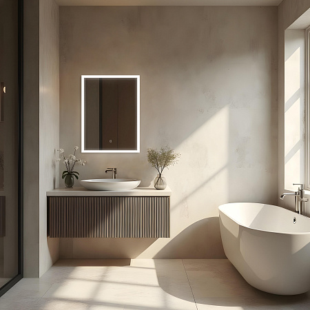 Зеркало Silver Mirrors Норма 600х800 вертикальное (сенсорный выключатель)