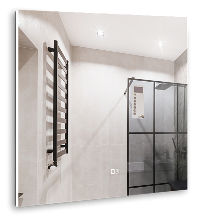 Зеркало Silver Mirrors Алмина 800х800 - 2 (подогрев, сенсорный выключатель)