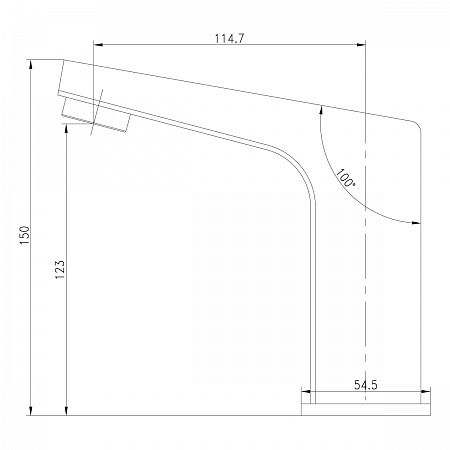 Смеситель Lemark Project LM4650CE для раковины бесконтактный (сенсорный), хром