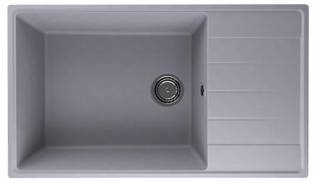Мойка кухонная ULGRAN Quartz Prima 860-05, бетон