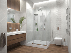 Душевое ограждение Alex Baitler AB214-120 (1200x900x2000) прямоугольное, прозрачное