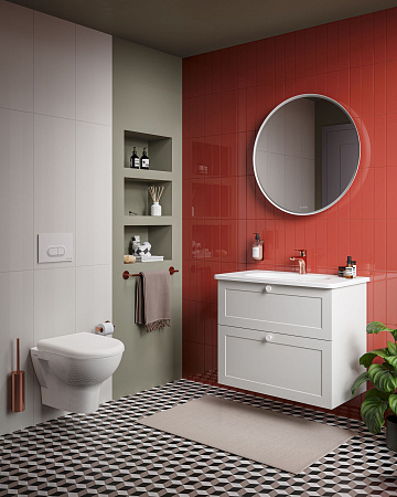 Унитаз Vitra Zentrum 5795B003-0075 подвесной, безободковый, белый глянец