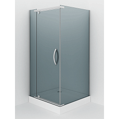 Душевое ограждение Alex Baitler AB244-100 (1000x1000x2000) квадратное, тонированное