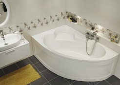 Ванна Cersanit асимметричная KALIOPE 153x100 правая
