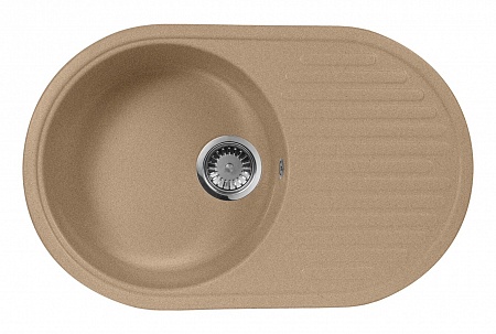 Гранитная мойка AquaGranitEx M-18 песочный