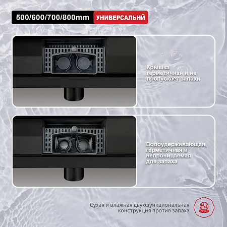 Трап для душа 70*700мм RAGLO R650.70.06
