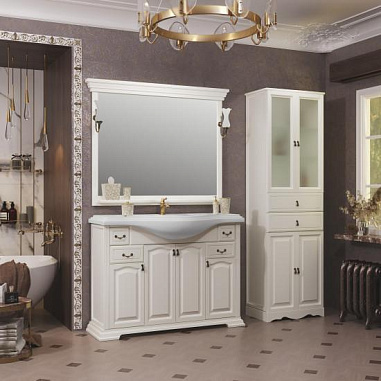 Тумба OPADIRIS Риспекто 100, слоновая кость (под раковину Kirovit Классик 105)