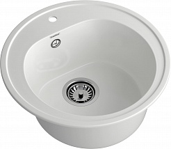 Мойка кухонная GranFest RONDO GF-R-510 D=508 мм иней , мрамор