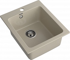 Мойка кухонная GranFest PRACTIK GF-P-505 1-чаш. 505*427мм топаз, мрамор