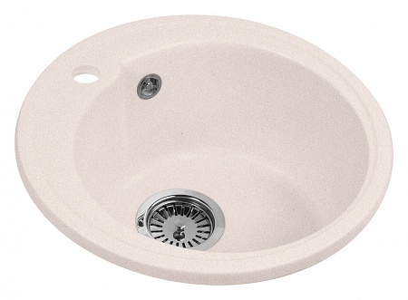 Гранитная мойка AquaGranitEx M-45 светло-розовый