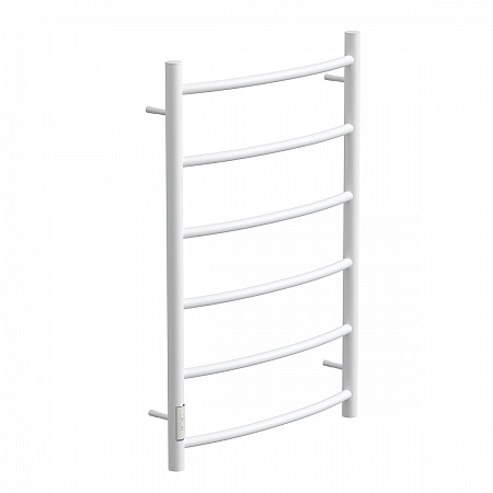 Полотенцесушитель электрический Point Афина PN04758W П6 500x800 диммер слева, белый