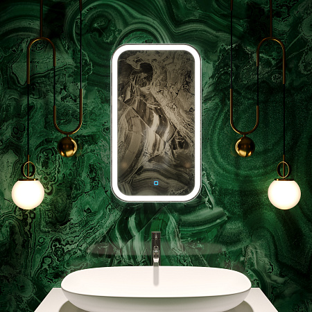 Зеркало Silver Mirrors Мальта 400х700 (сенсорный выключатель) 