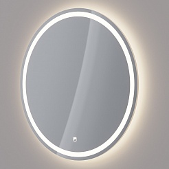 Зеркало Dreja LUNO 60х60 см., сенсорный выключатель, LED-подсветка, ф-я антизапотевания 