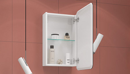 Шкаф навесной VELVEX Bio 400 с зеркалом