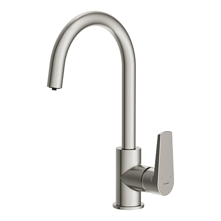 Смеситель Cersanit для кухни MODUO однорычажный с фильтром, никель