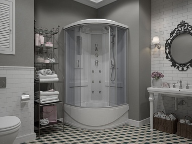 Душевая кабина Erlit ER2509TP-C4-RUS (900x900x2150)