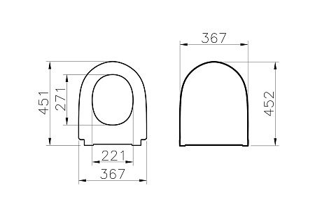 Сидение для унитаза VitrA Nest 220-003R409 с микролифтом