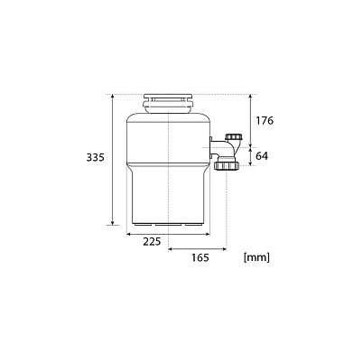 Измельчитель пищевых отходов STATUS NEXT 400, бытовой