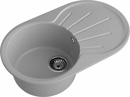 Мойка кухонная GranFest Rondo GF-R750L серый