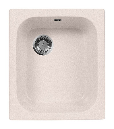 Гранитная мойка AquaGranitEx M-17 светло-розовый