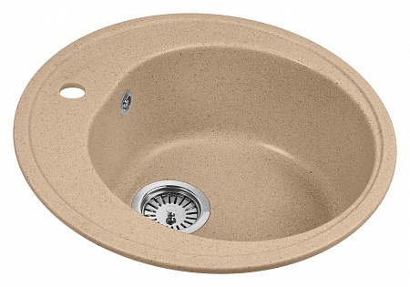 Гранитная мойка AquaGranitEx M-08 песочный