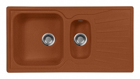 Гранитная мойка AquaGranitEx M-09K терракот