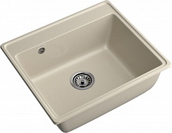 Мойка кухонная GranFest VERTEX GF-V-580 1-чаш 580*500мм топаз, мрамор  