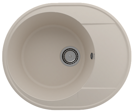 Мойка кухонная ULGRAN Quartz Nora 585-02, лен
