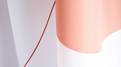 Fixsen DESIGN FX-2514 Штора для ванной Fixsen Cream