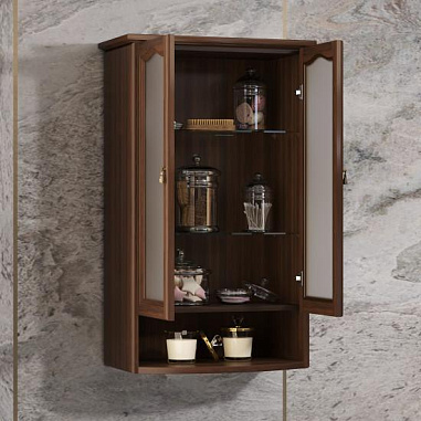 Шкаф OPADIRIS Риспекто, орех антикварный (нагал), подвесной, 2-створч.