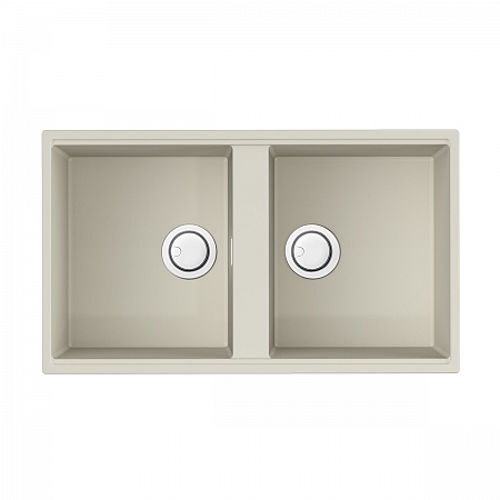 Мойка кухонная OMOIKIRI Kitagawa 83-2-U-WH Artceramic/белый