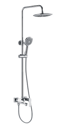 Душевая система HAIBA HB2401, тропический душ, латунь, хром