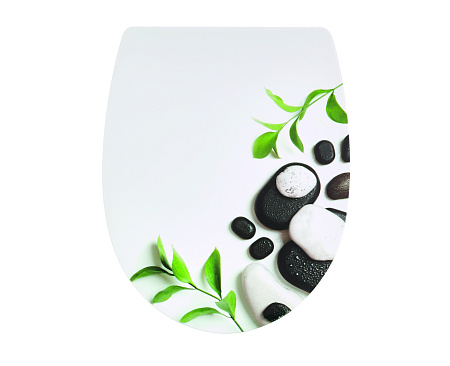 Сиденье WIRQUIN КАМЕШКИ, полипропилен, микролифт, быстросъем