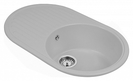Гранитная мойка AquaGranitEx M-18 серый