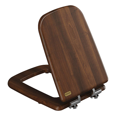 Унитаз подвесной OPADIRIS Кантара OS74712N безободковый, сиденье светлый орех