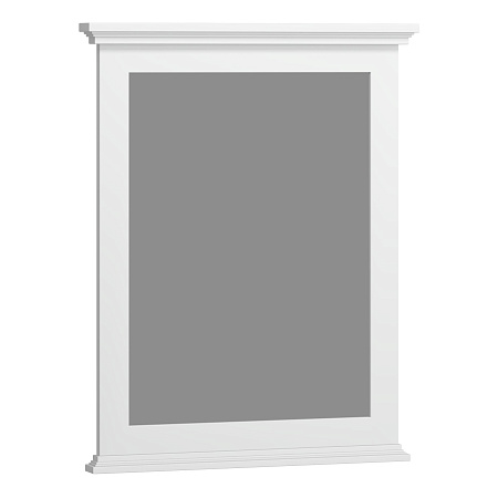 Зеркало OPADIRIS Палермо 60, белый матовый