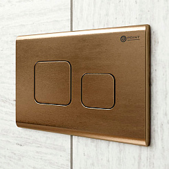 Клавиша смыва для инсталляции Point Афина, бронза брашированная, PN44041BB