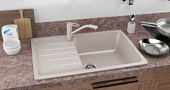 Мойка кухонная Ulgran U-400-345, шоколад