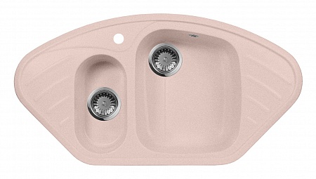 Гранитная мойка AquaGranitEx M-14 розовый