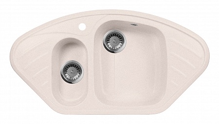 Гранитная мойка AquaGranitEx M-14 светло-розовый
