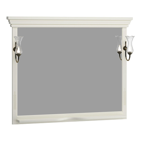 Зеркало OPADIRIS Риспекто 120, слоновая кость, с выключателем