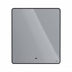 Зеркало Lemark MIOBLACK 70х80см с интерьерной подсветкой, с подогревом