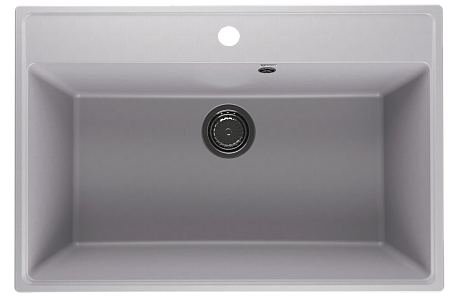 Мойка кухонная ULGRAN Quartz Forte 760-04, платина