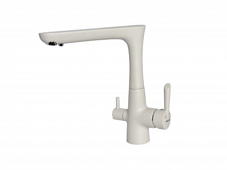Смеситель EWIGSTEIN для кухни Г-обр. с краном питьевой воды (бежевый)