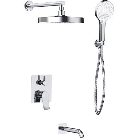 Душевая система HAIBA HB80553 встраиваемая хром