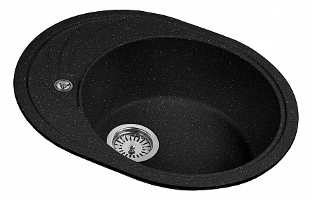 Гранитная мойка AquaGranitEx M-18L черный