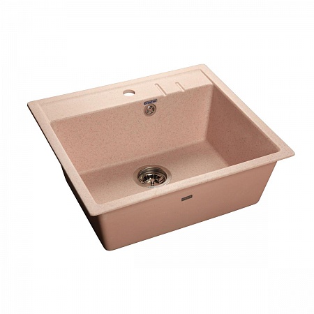 Мойка кухонная GranFest Quadro GF-Q560 светло-розовый