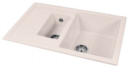 Гранитная мойка AquaGranitEx M-21K светло-розовый
