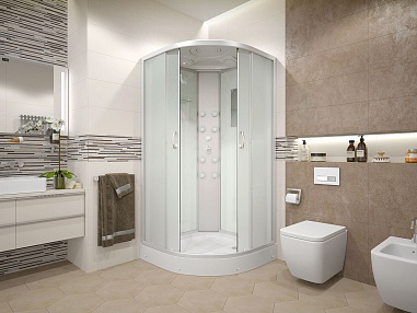 Душевая кабина Erlit ER3509PF-C3-RUS (900x900x2150)